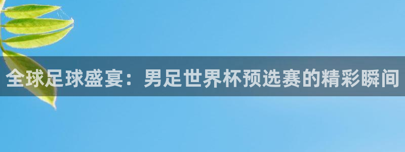 澳门世界杯直播：全球足球盛宴：男足世界杯预选赛的精彩瞬间